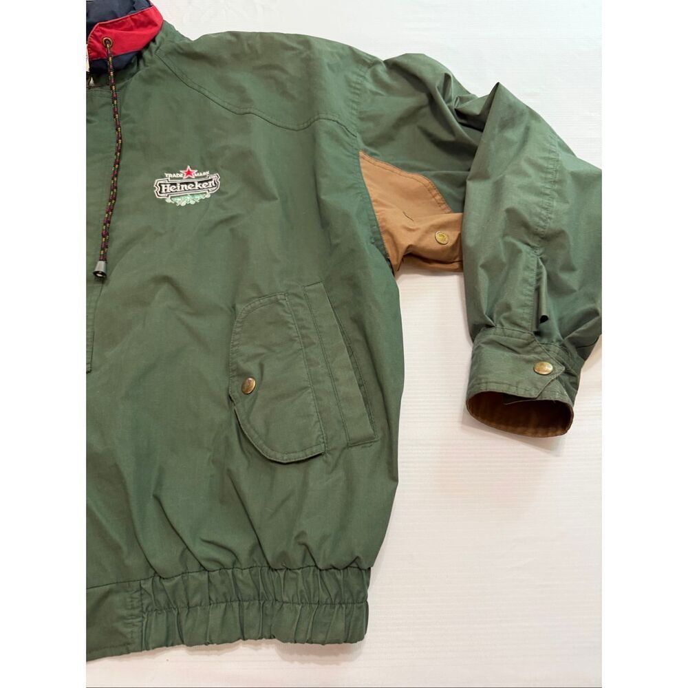 Heineken Men’s Vintage Green Embroidered Jacket Size XXL - Picture 2 of 13
